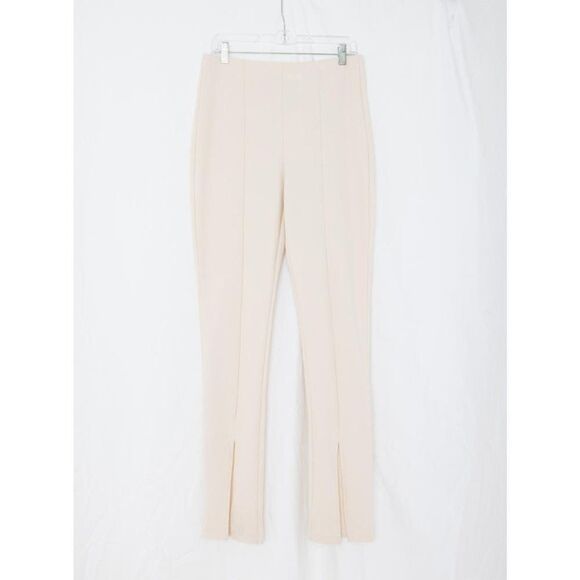 Zara Beige Slit Ribbed Leggings XL 5039 225 NWT - Picture 13 of 16